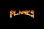flames logo golden